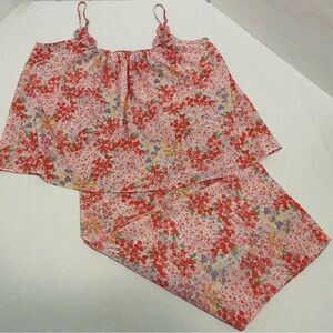 Oscar de la Renta PINK LABEL Floral Pajama Set, size M